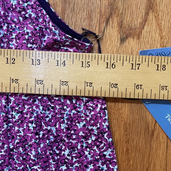 SimplyVera Vera Wang Intimates Extra Small Sleep Lounge Top only NWT Purple - Picture 3 of 12